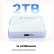 Корпус для магнітного M.2 NVMe SSD ORICO 2230/2242 для iPhone 17, мобільного телефона та ноутбука, модель AP42P Star, чорний. - зображення 7