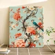 Картина «Сорока з квітами» DIY цифрова акрилова, китайський стиль - зображення 5
