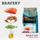 Беззерновий корм для стерилізованих котів з лососем BRAVERY Salmon Adult Cat Sterilized 600 г - зображення 3