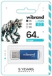 Флеш накопитель USB 64Gb Wibrand Cougar, Blue, USB 2.0 (WI2.0/CU64P1U) - изображение 2