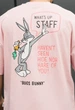 Футболка Чоловіча Стаф Рожева Оверсайз З Написом What’s Up Базова Staff What’s Up Oversize XL (394867) - зображення 3