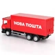 Дитяча машинка вантажівка Scania Нова Пошта масштаб 1:64 - зображення 7