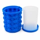 Силиконовая форма ведро для льда с крышкой Ice Cube Maker Genie для охлаждения напитков - изображение 3