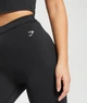 Спортивные штаны женские Gymshark 195532 M Черный (2200005157077) - изображение 4