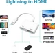 Адаптер Lightning to HDMI для iPhone/iPad, 1080P, подключения к ТВ и проектору - изображение 5