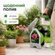Катушка с поливочным шлангом и распылителем, длина шланга 10 метров, 7 режимов распыления, компактная, многофункциональная - изображение 3