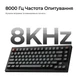 Клавіатура Keychron V1 8K Keychron Super Red Switch RGB USB UA Black (V1W-D1-UA) - зображення 9