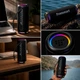 Акустика Tronsmart T7 Lite Portable Outdoor Speaker IPX7, 25W, BT5.3, 24h, TF, TWS, App, EQ, 4000mAh, black - изображение 12