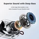 Акустика SOUNARC XR3 mini, Portable Speaker, BT5.3, AUX / TF, 5W, TWS, 1500 mAh, 10h Max, black - зображення 7