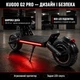 Електросамокат kugoo G2 Pro швидкий до 45км в год з запасом хода 50км 1000Вт sport з амортизацією 18 ампер чорний електросамокати куго потужні самокат електро для підлітка для дорослого до 140 кг з сильною підвіскою 2026 року самокати електричні - зображення 2