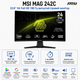 Монитор игровой изогнутый 23.6" MSI MAG 242C VA 1920x1080 180 Гц 300 кд/м² Black - изображение 2
