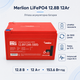 Аккумуляторная батарея Merlion 12V 12Ah 15 А 5000 циклов LiFePo4 Красный - изображение 2