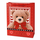 Пакет подарунковий паперовий Teddy Love R98089-S 18х24х8.5 см Червоний - зображення 1