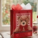 Пакет подарунковий паперовий Teddy Love R98089-S 18х24х8.5 см Червоний - зображення 3