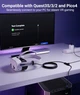 Кабель Syntech USB 3.0 to USB C для Meta Quest 3S/Quest 3/Oculus Quest 2/Pico 4 з живленням, 5м, адаптер USB A/C, чорний (M32C2-5BK) - зображення 4