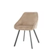 Стілець PEPIO чорний каркас/темний беж - изображение 1
