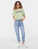 Топ Bershka салатовий з принтом OYFDL385 L - зображення 2