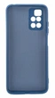 Чохол Silicone Case для Xiaomi Redmi 10 бампер із мікрофіброю синій - зображення 2