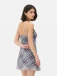 Сукня Primark сірий в клітку QSTMY285 L - изображение 4