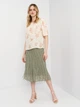 Блуза VILA Clothes молочний з принтом VWQQI629 40 - изображение 3