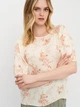 Блуза VILA Clothes молочний з принтом VWQQI629 40 - изображение 4