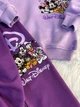 Костюм тринитка петля на дівчинку 3-4 роки, зріст 104 з мультяшними персонажами Мікі Маус. Колір бузково-фіолетовий - изображение 4