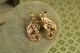 Сережки Xuping Jewelry Купава 2,9 см золотисті - зображення 1