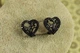 Сережки Xuping Jewelry Зародок кохання блек ган 1.2 см - зображення 2