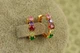 Серьги кольца Хuping Jewelry ягодное ассорти 1,6 см золотистые - изображение 1