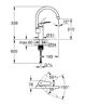 Grohe Eurosmart New Однорычажный смеситель для кухни (33202003) - изображение 4