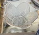 Салатник стеклянный Flower прозрачный с золотым ободком D16*7 см - изображение 2