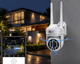Поворотная погодозащитная IP WiFi камера HX-A1536C / Поворотная уличная камера видеонаблюдения / WiFi камера с датчиком движения - изображение 2