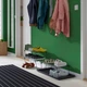 Полиця для взуття IKEA GREJIG, сірий, 206.200.61 - изображение 5