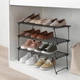 Полиця для взуття IKEA GREJIG, сірий, 206.200.61 - изображение 6