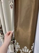 Комплект готовых штор VR-Textil с вышивкой гладью № 2051ш Бежевый 100х270 см 2шт (31-0040) - изображение 7