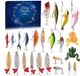 Подарочный набор для рыбалки Merry Christmas 24 в 1 Адвент-календарь (R051243) - изображение 2
