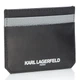 Кожаный картхолдер Karl Lagerfeld Paris с логотипом 1159863598 (Черный One Size) - зображення 1