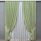 Комплект готових штор VR-Textil Жакард Sultan XO № 1147ш Світло-оливковий 100х290 см 2 шт (31-442) - зображення 2