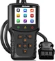 Професійний автомобільний OBD2 сканер та зчитувач помилок jinzhoutek V800 із кольоровим екраном 2.8", база на 35 901 кодів несправностей, автомобільний сканер, автосканер, тестер двигуна авто - зображення 1