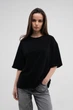 Футболка жіноча оверсайз Black 8XL - зображення 2