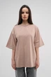 Футболка жіноча оверсайз Cappuccino 8XL - зображення 1