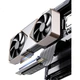 Удлинительный кабель NVV PCIe 4.0 для видеокарты, гибкий, 90-градусный, вертикальный, PCIe X16, NZ-L40-X16-20 - зображення 2