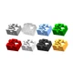 Замок для сетевого порта RJ45 Hengrui Stone со съемной пылезащитной крышкой, защита данных, красный, 100 замков + 2 ключа. - изображение 4