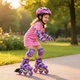Комплект шлем и защита Maraton с регулировкой по объему размер S-M 3-15 лет Purple/Pink (3446747485) - изображение 8