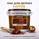 Лак для дерева LOTUS декоративно-захисний глянцевий Махагон 5 л - зображення 1