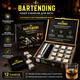 Подарочный набор камней для виски Bartending Premium, 12 шт., стеатит, деревянная коробка, щипцы, мешочек - зображення 1