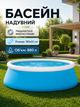Надувний басейн Intex 28101 Easy Set 183×51 см круглий, дитячий сімейний басейн для дачі та двору 880 л - изображение 1