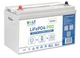 Akumulator Volt Polska LiFePO4 25.6V 50Ah 100A BMS Bluetooth + mata grzewcza (6AKLI24110) - obraz 3