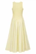 Сукня максі з бавовни DR029 2605346586704 S/M Світло-жовтий - зображення 13