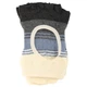 Носки для йоги с открытыми пальцами нескользящие трехцветные SP-Sport Yoga Socks 9813-2 размер 36-41 Black-Blue-Beige - изображение 7